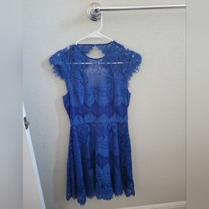 BB Dakota by Steve Madden Rhianna Open back Lace Fit & Flare dress. Size 0